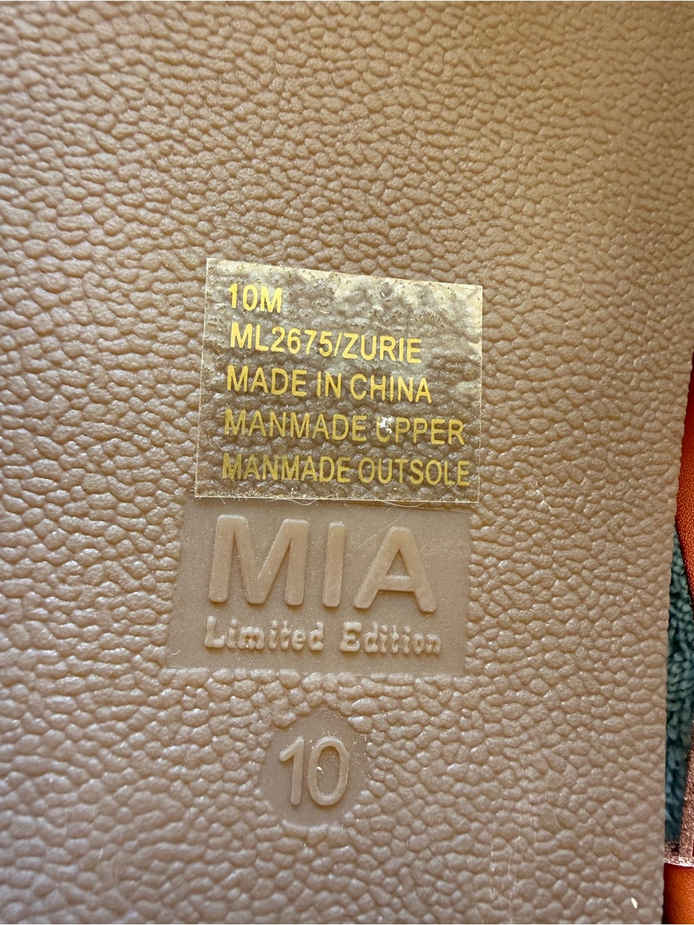MIA Tan Leather Crisscross Strap Sandals - Picture 8 of 8